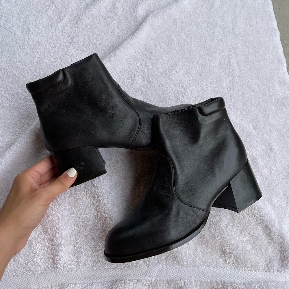 MINI LEATHER BOOTS Genuine leather